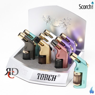 SCORCH TORCH 45DEG NOZZEL W/ SEE THROUGH TANK - STDS194 9CT/ DISPLAY